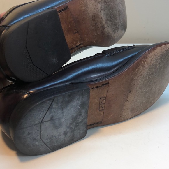 Cole Haan Burgundy Pinch Tassel Loafer Size 10 - Picture 7 of 11